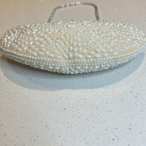 Vintage Pearl Beaded Purse Handbag - Picture 12 of 12